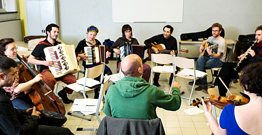 Cours collectif à l'Académie Muziekpublique